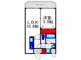 ア－バネックス豊中桜塚の物件間取画像